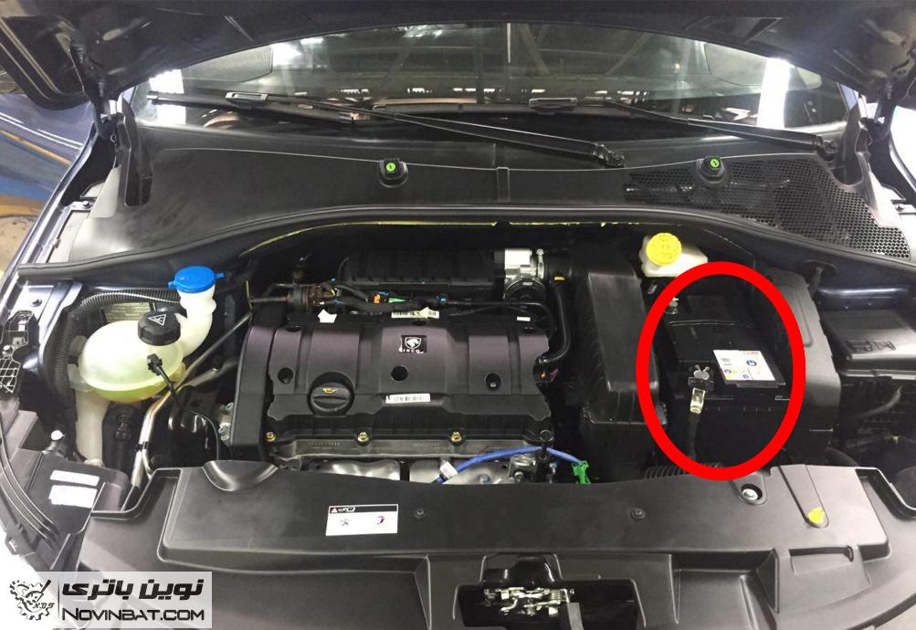 فضای موجود برای باتری در خودرو پژو 301 چقدر است ؟